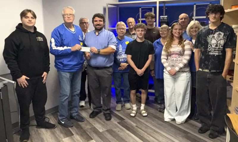 ELHSAA donates $3K to support advanced tech and student innovation